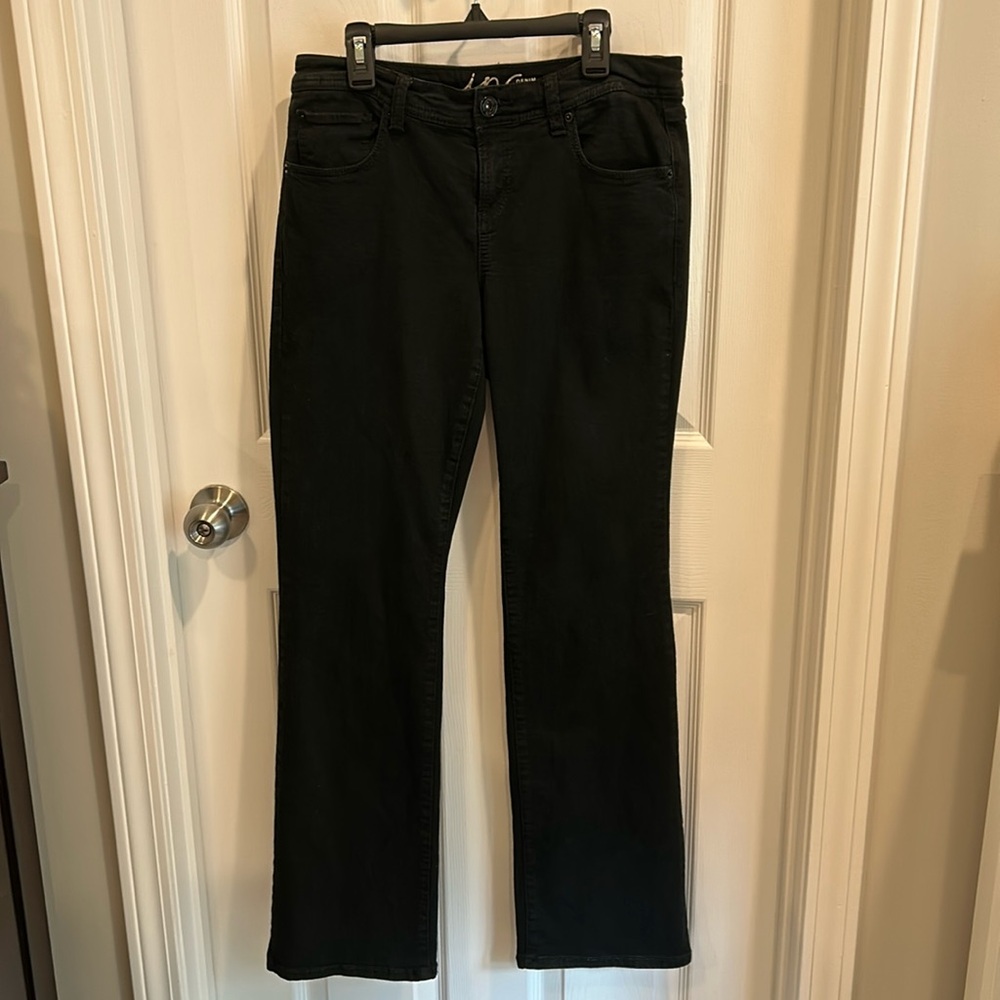 INC size 6 black stretchy jeans